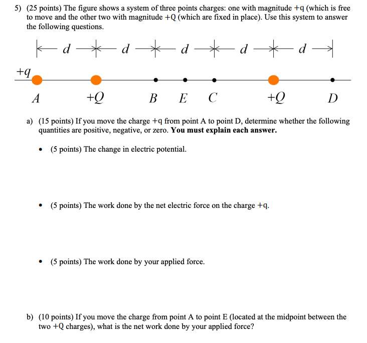Solved 5) (25 points) The figure shows a system of three | Chegg.com