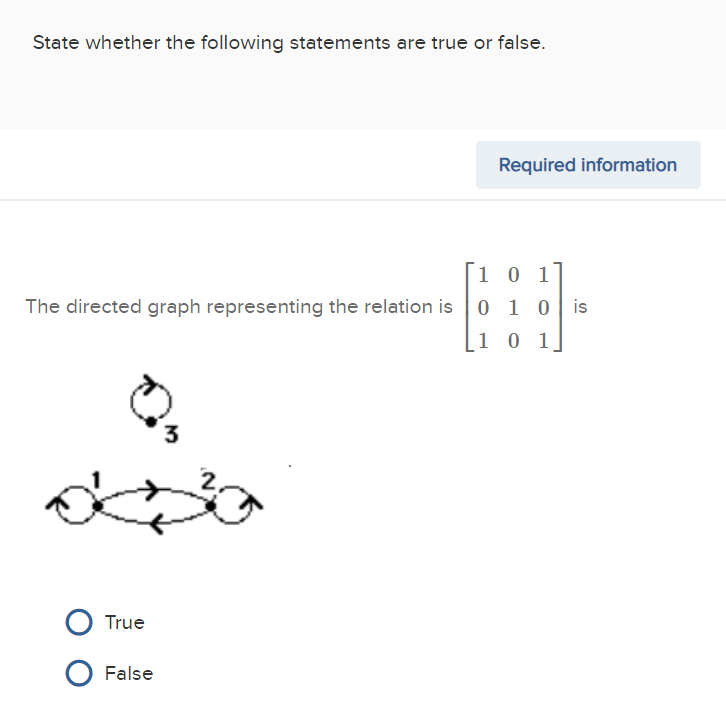 Solved State whether the following statements are true or | Chegg.com