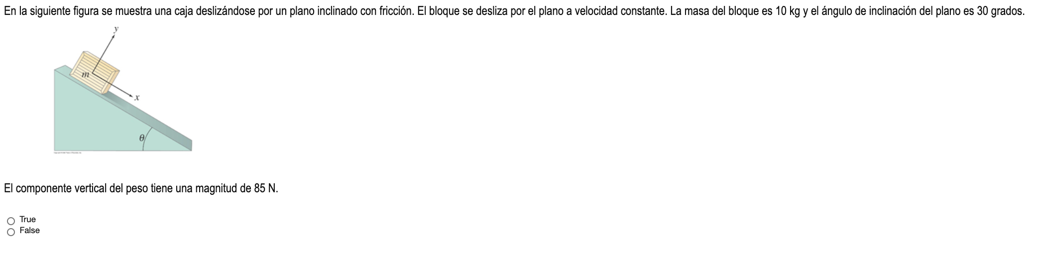 Solved The following figure shows a box sliding down an