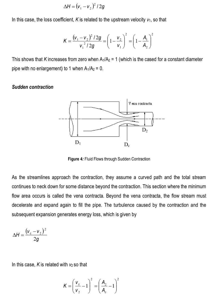 Solved 3.0 THEORY When fluid flow through typical pipe | Chegg.com