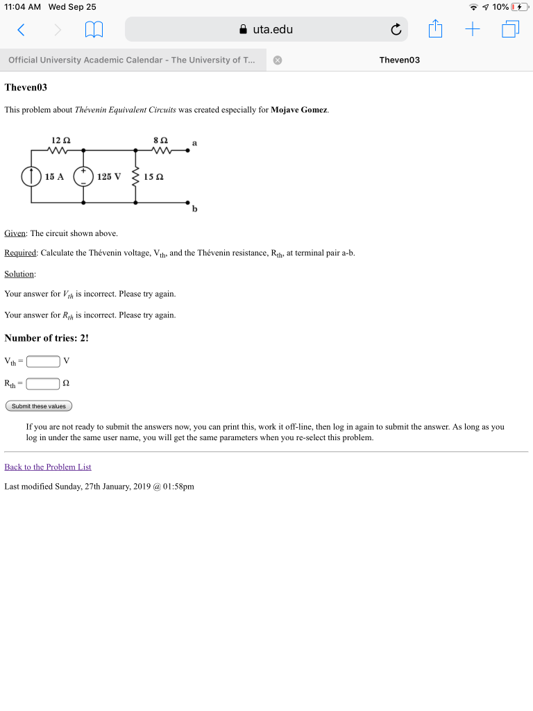 Uta Academic Calendar 2022 Solved 11:04 Am Wed Sep 25 Uta.edu Ć : 10% (1) + U Official | Chegg.com