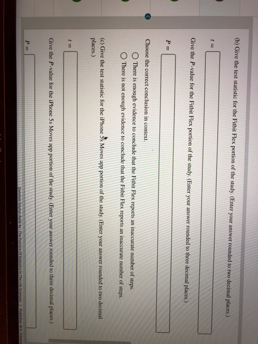 Solved A study examined the accuracy of consumer technology