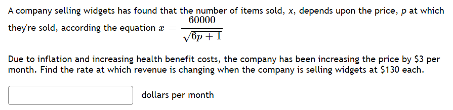 Solved company selling widgets has found that the number of | Chegg.com