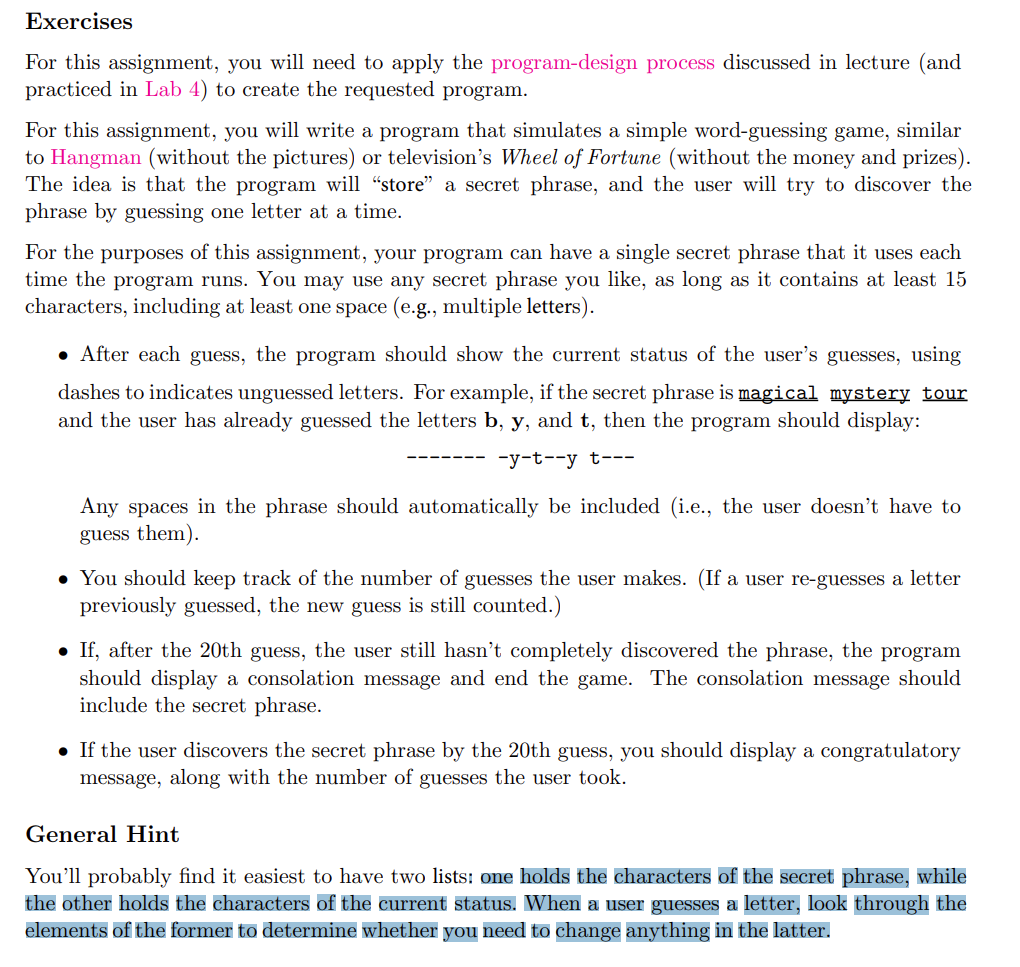 Solved For this assignment, you will need to apply the | Chegg.com