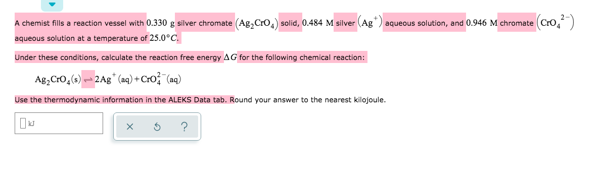 Solved A chemist fils a reaction vessel with 0.330 g silver | Chegg.com