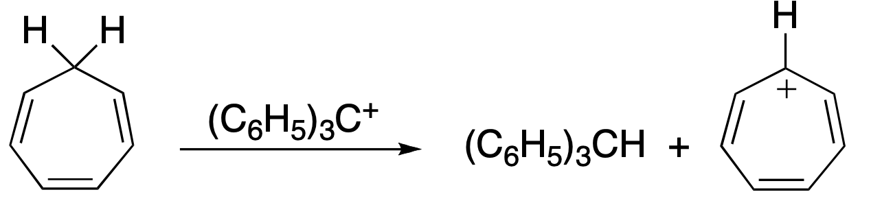 Solved XH (C6H5)3C+(C6H5)3CH+AH+ (C6H5)3C+ | Chegg.com