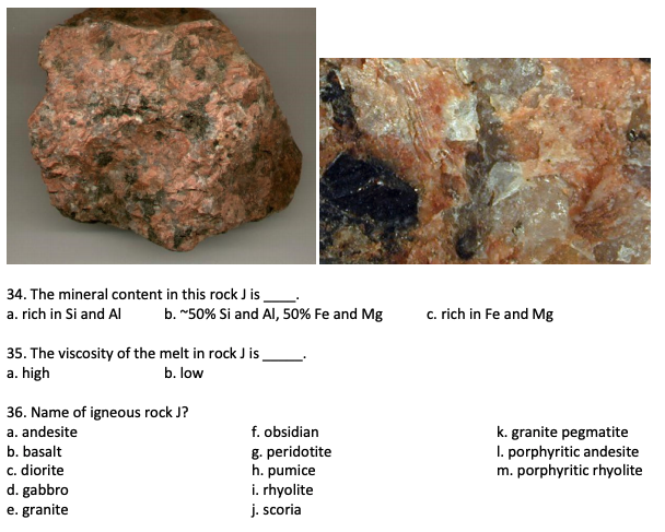 Solved . . Color Index - (mineral colors): Color is | Chegg.com