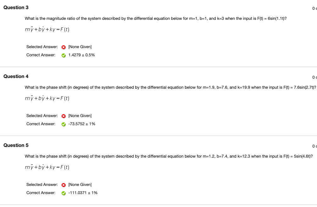 Solved Please show work on how to get correct answers | Chegg.com