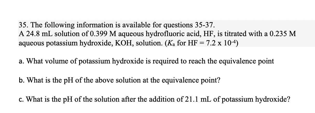 Potassium Hydroxide (KOH) Solution