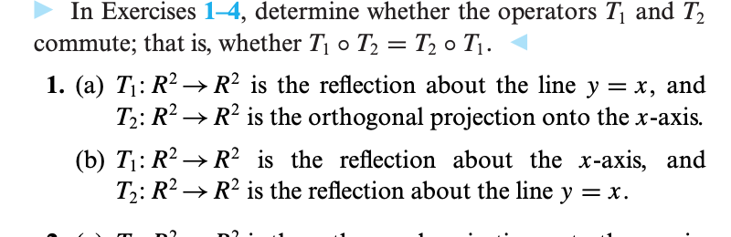 Solved In Exercises 1 4 Determine Whether The Operators Chegg Com