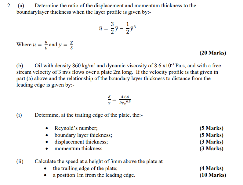 TE Let Us Apply Thwaites' Method For Laminar, 55 OFF