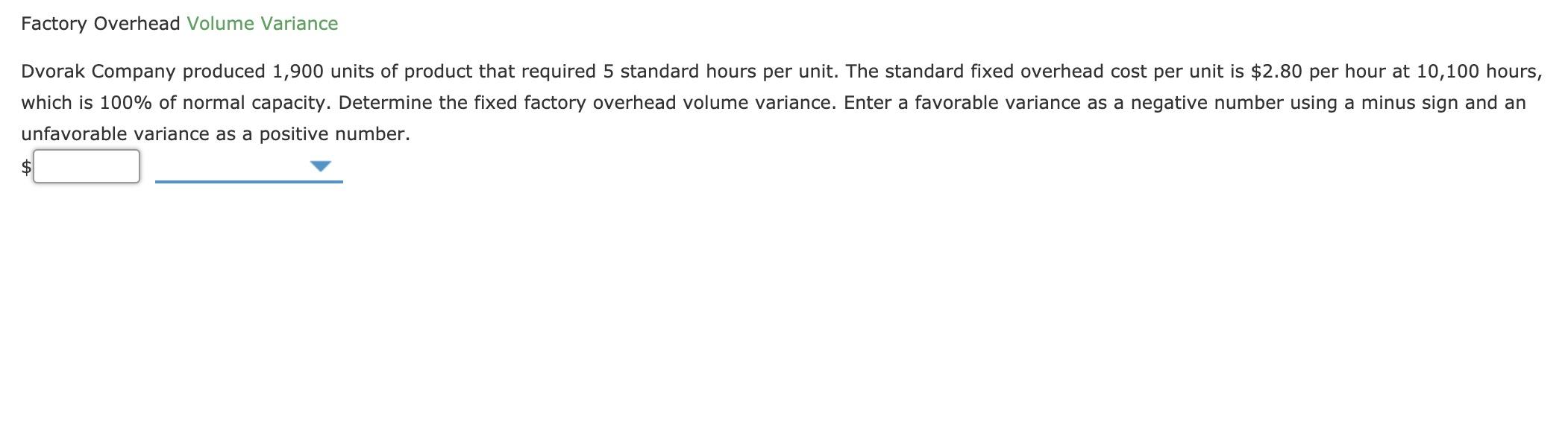 Solved Factory Overhead Controllable Variance Bellingham | Chegg.com