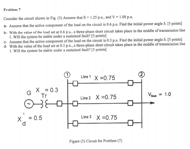 Solved Problem 7 Consider The Circuit Shown In Fig. (5) | Chegg.com