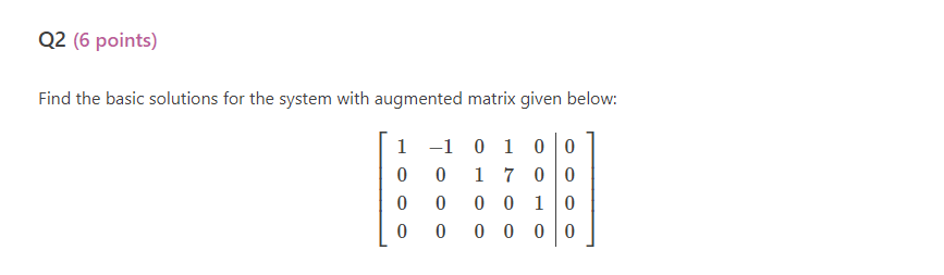 Solved Find the basic solutions for the system with | Chegg.com