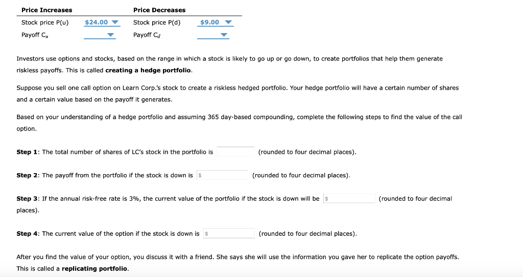 Solved 4. Option pricing model - Binomial approach Learn | Chegg.com
