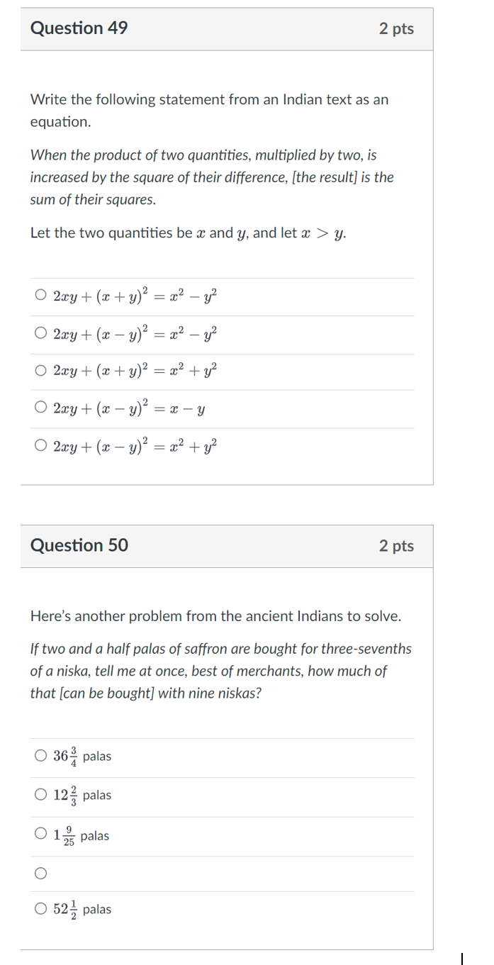 Solved Write the following statement from an Indian text as | Chegg.com