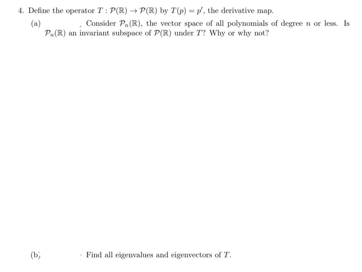Solved This is Linear Algebra questions. Please make sure | Chegg.com