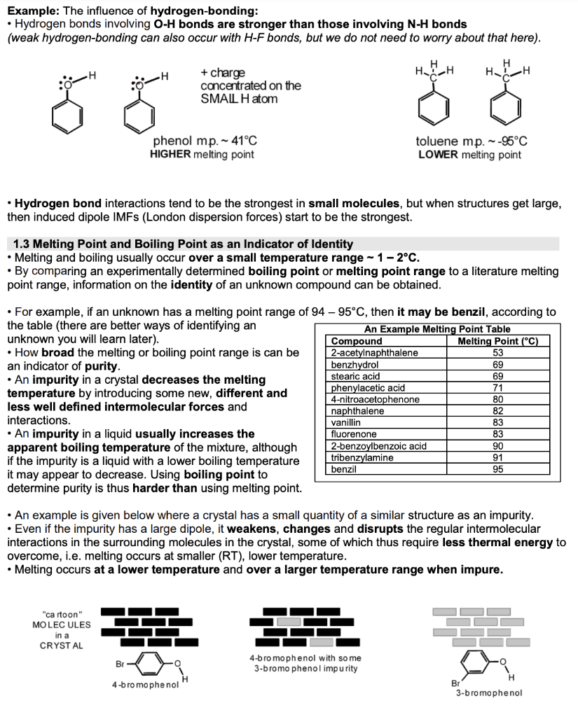 Solved 9. (1 pt.) Will strong IMFs result in a higher | Chegg.com