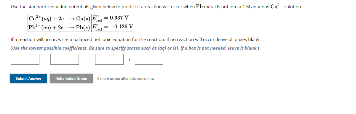 Solved Use The Standard Reduction Potentials Given Below To | Chegg.com