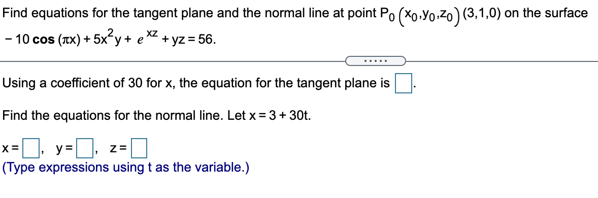 solved-find-equations-for-the-tangent-plane-and-the-normal-chegg