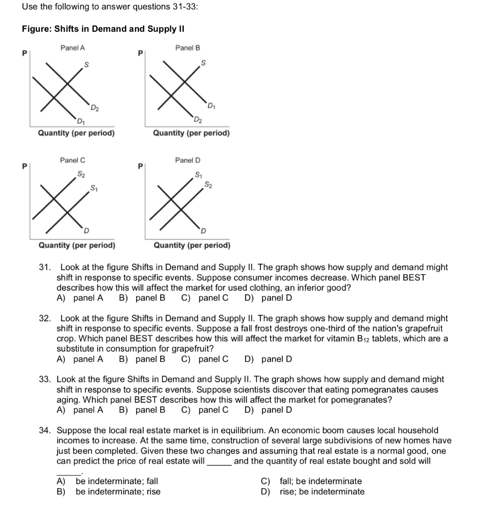 Solved Use The Following To Answer Questions 31-33: Figure: | Chegg.com