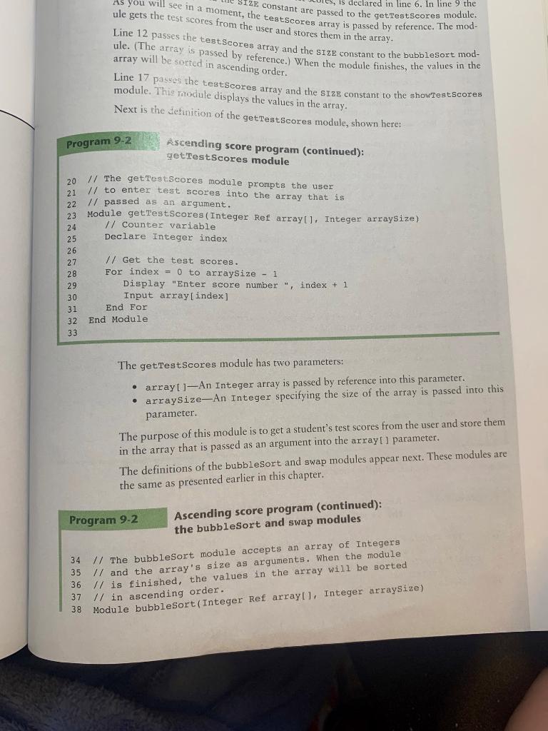 Solved 348 Chapter 9 Sorting and Searching Arrays // The | Chegg.com