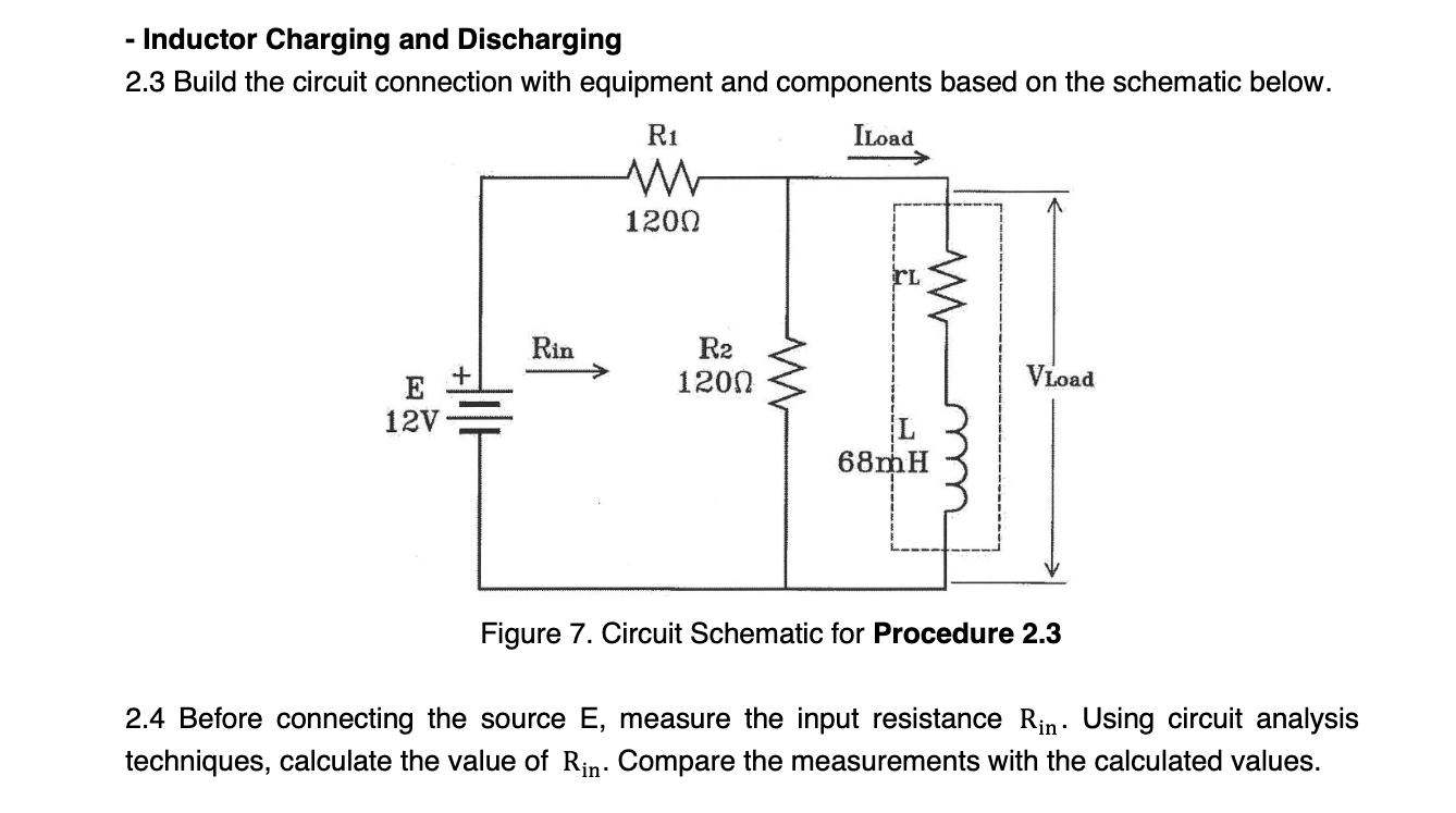 Solved Inductor Charging and Discharging 2.3 Build the