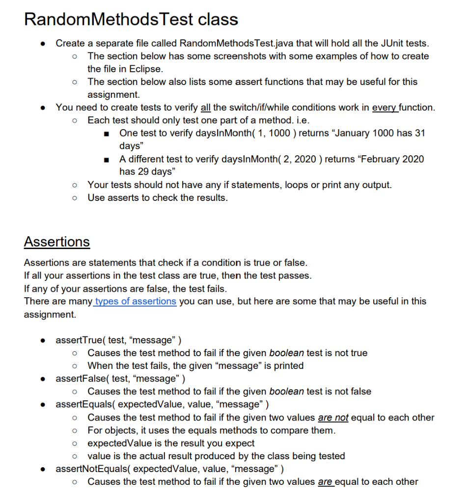 Random Methods class . O . o A template Random | Chegg.com