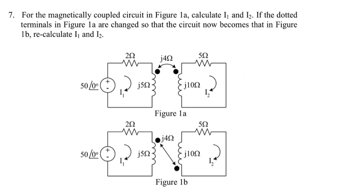 Solved 7. For The Magnetically Coupled Circuit In Figure La, | Chegg.com