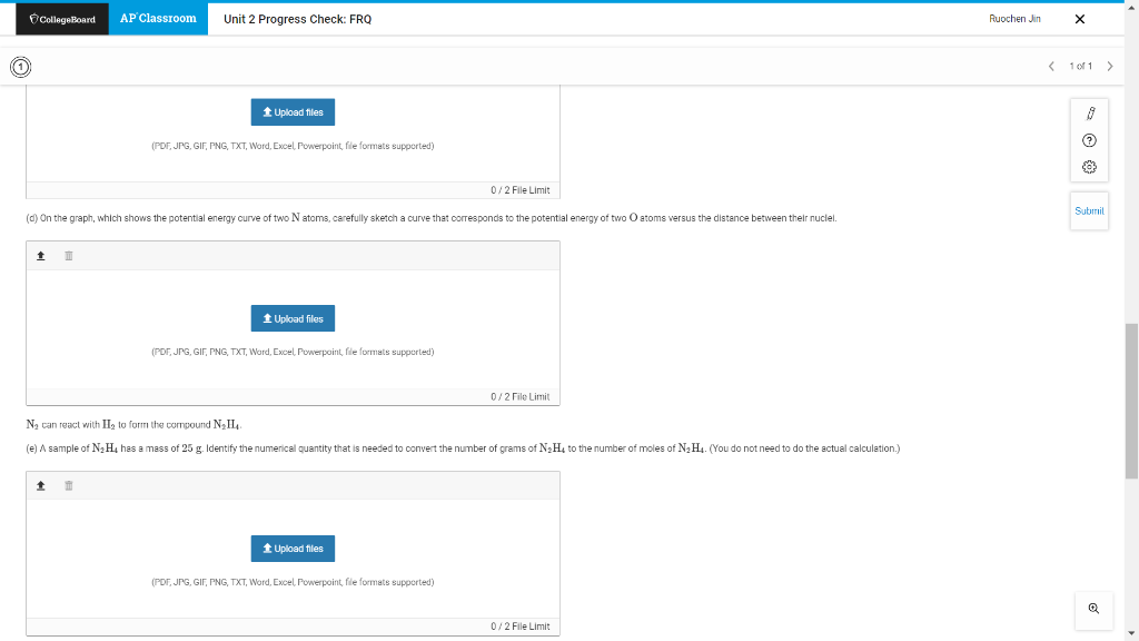 College Board AP Classroom Unit 2 Progress Check: FRO | Chegg.com