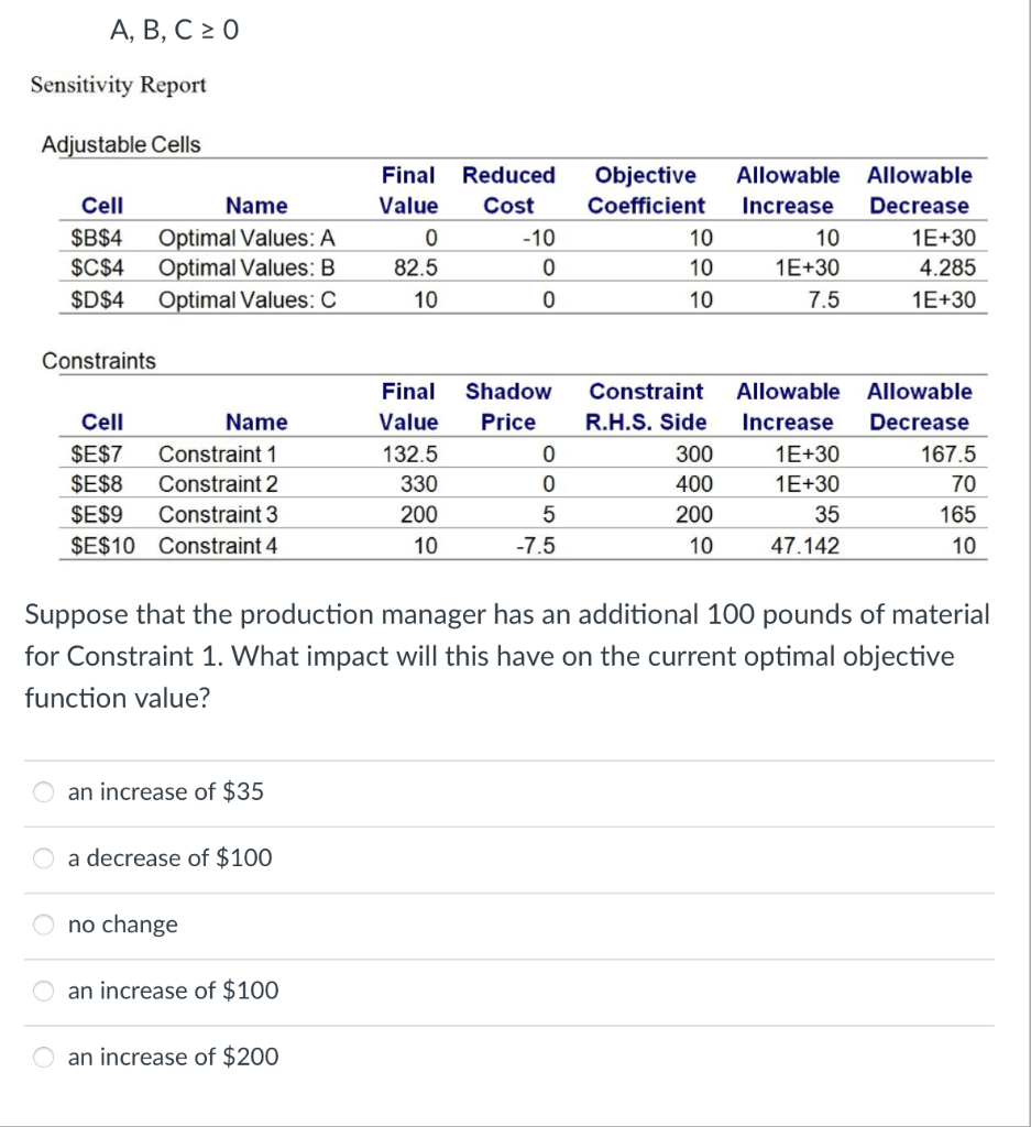 Solved A production manager wants to determine how many | Chegg.com