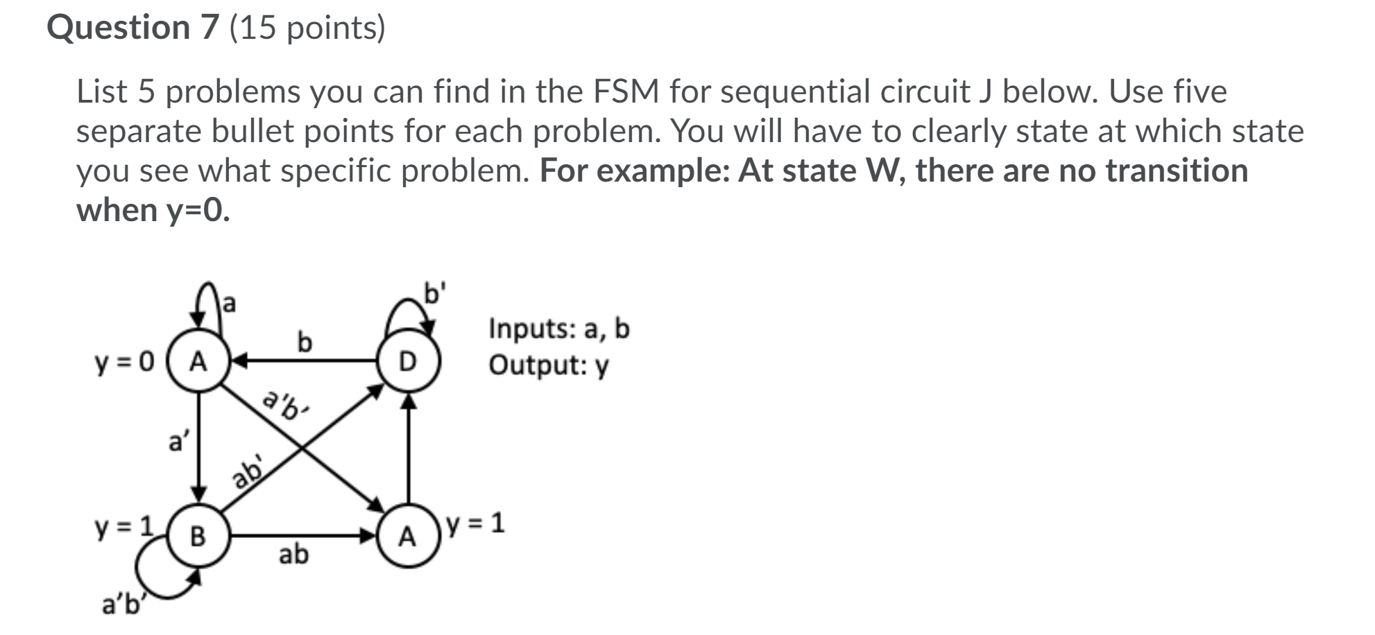 Solved Question 7 (15 points) List 5 problems you can find | Chegg.com