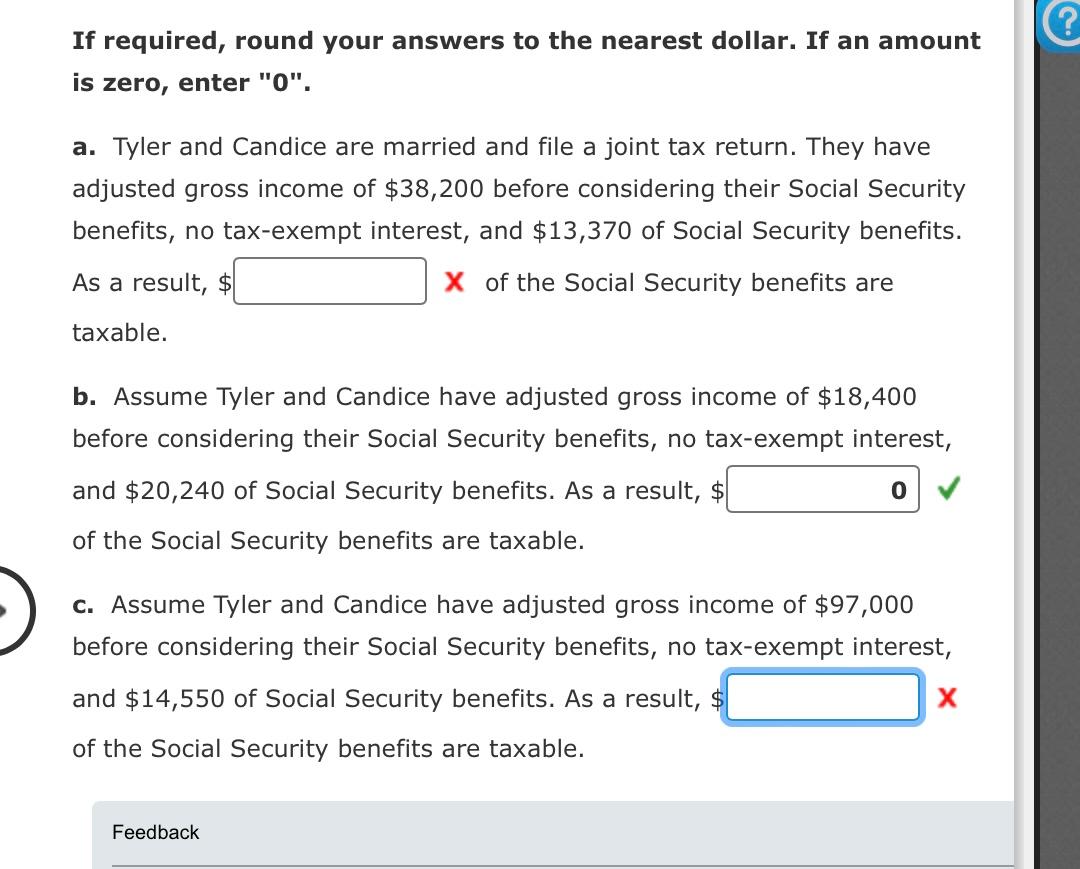 Solved ? If required, round your answers to the nearest