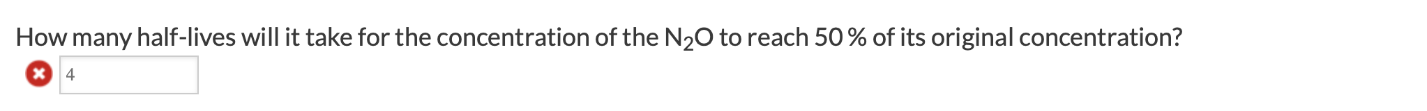 Solved Nitrous oxide (N2O) is used as an anesthetic | Chegg.com
