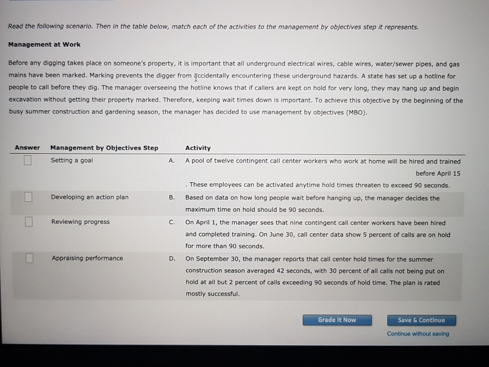 Solved Read The Following Scenario. Then In The Table Below, | Chegg.com