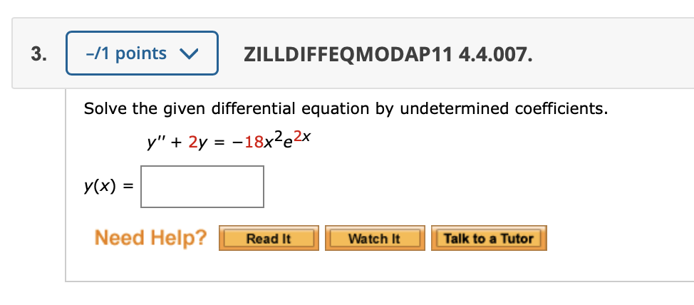 Solved Solve the given differential equation by | Chegg.com