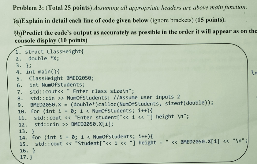 Solved The code above is in C++. Would greatly appreciate | Chegg.com