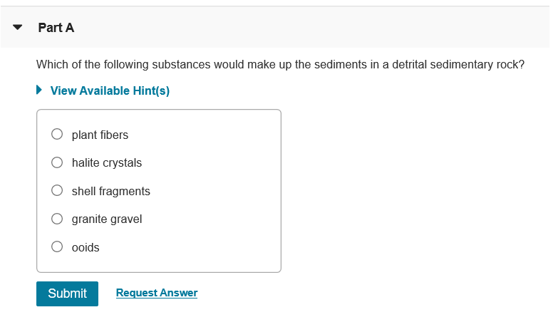 Solved Part A Which of the following substances would make | Chegg.com