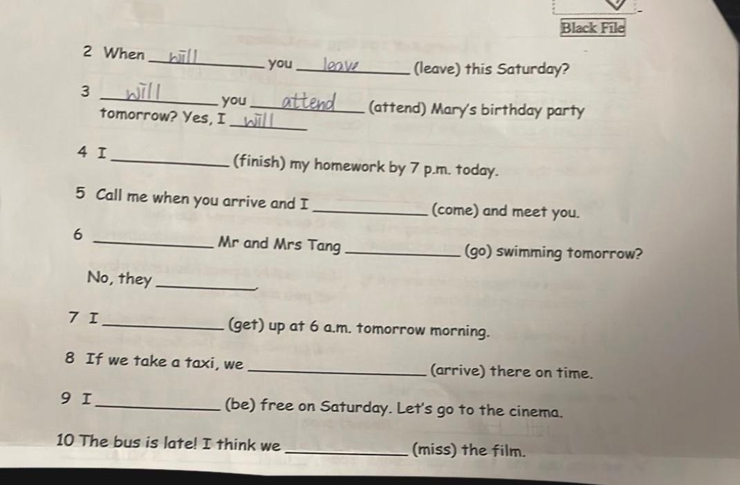 WHICH ONE IS CORRECT I WILL BE ON LEAVE STARTING ON OCTOBER 4TH TILL visual data 8