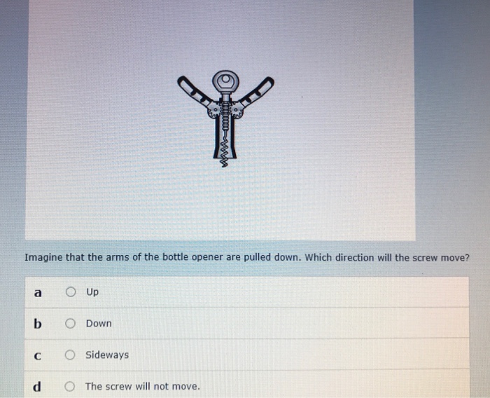 Solved BOLT ←CONNECTING ROD KWISE SCREW CLOCKWISE Assuming