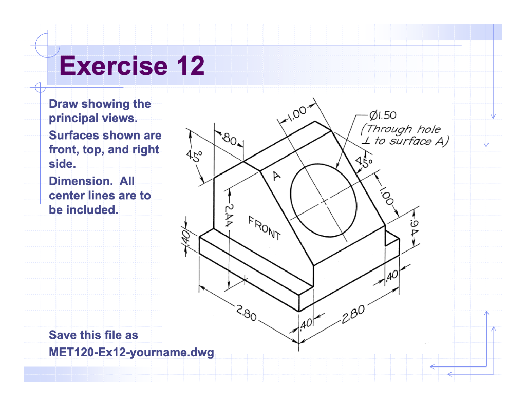 Please draw in AutoCAD and attach .dwg file link | Chegg.com