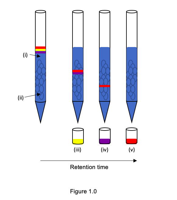 Solved Figure 1 shows the gel filtration chromatography
