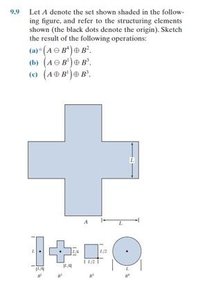 Solved 9,9 Let A Denote The Set Shown Shaded In The Follow- | Chegg.com