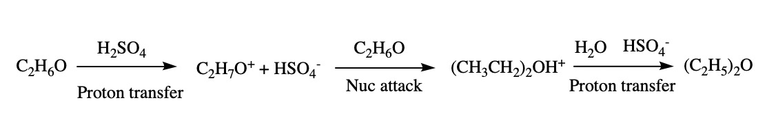 Solved С„Н,0 H2SO4 → Proton transfer C2H20+ + HSO4 C2H0 H2O | Chegg.com