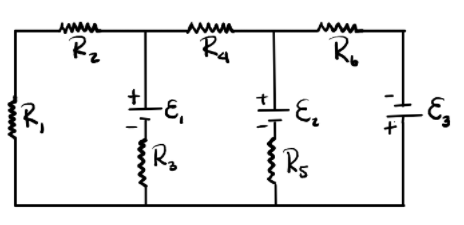 Solved For the circuit shown in the figure consider that E1 | Chegg.com