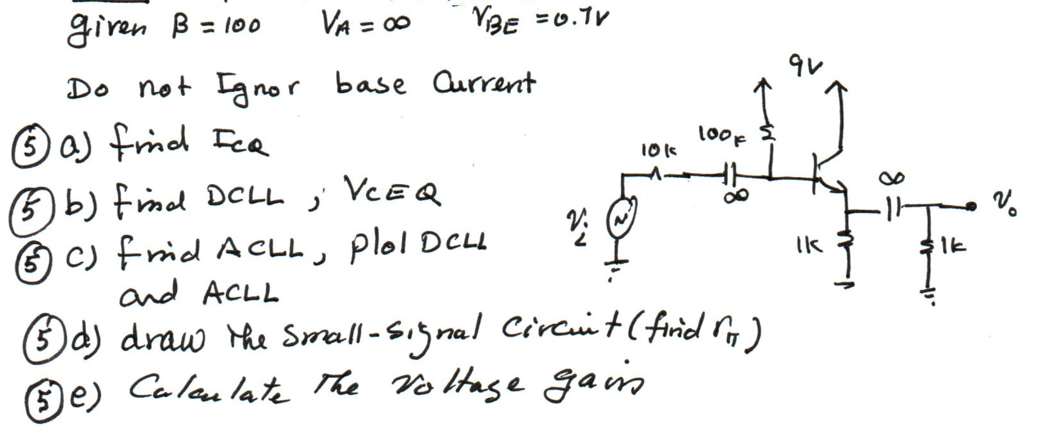 Solved I Understand It Is An Amplifier Using A Transistor Chegg Com