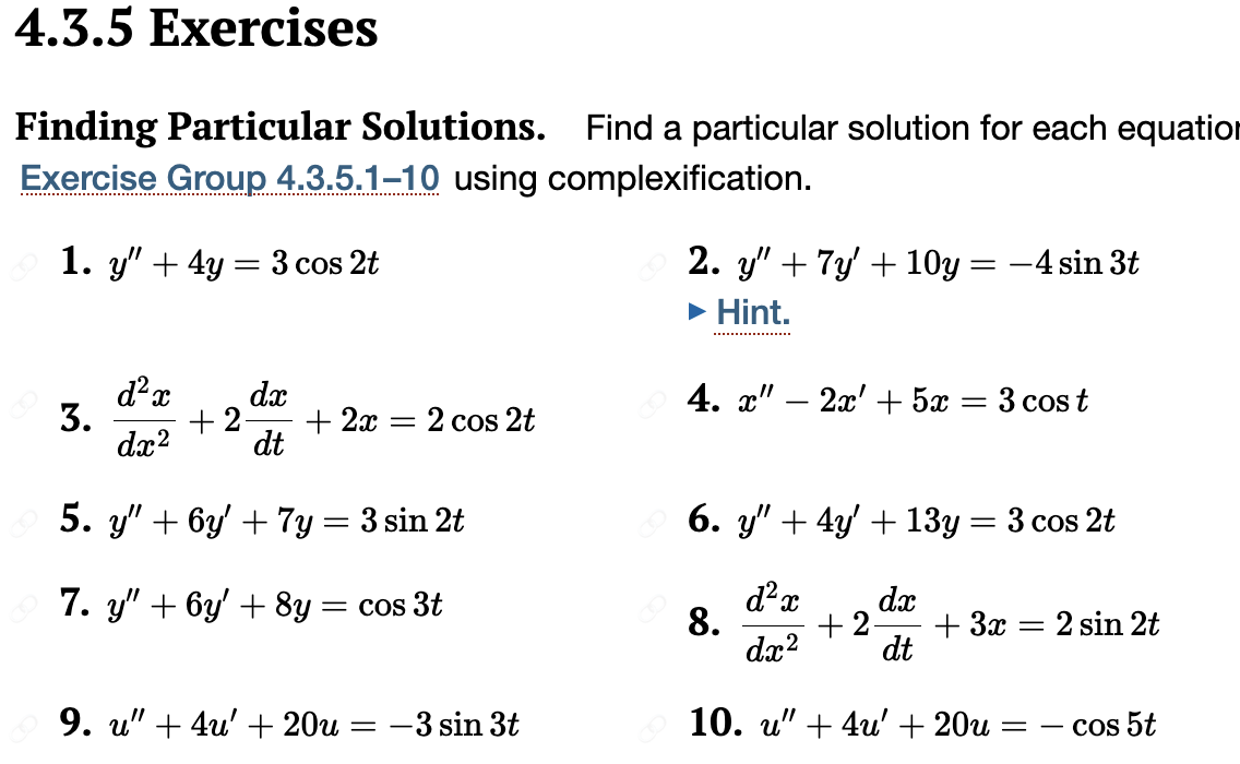 solved-finding-particular-solutions-find-a-particular-chegg