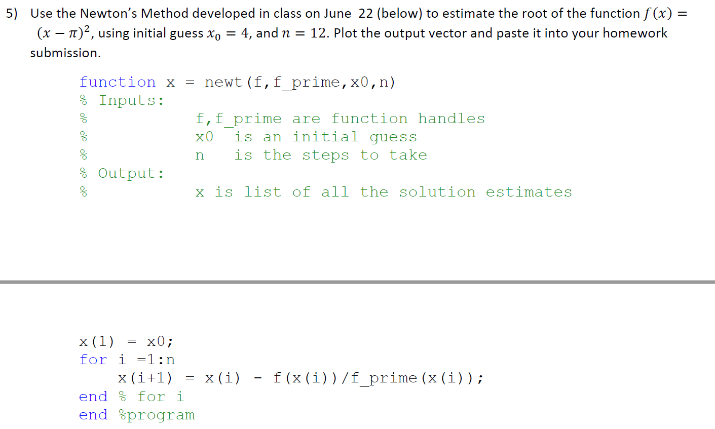 Solved 1) Explain how you could modify the fixed point | Chegg.com