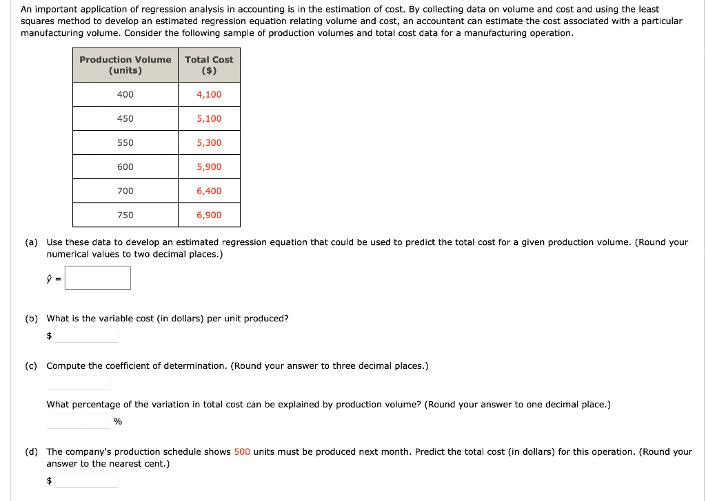 solved-an-important-application-of-regression-analysis-in-chegg