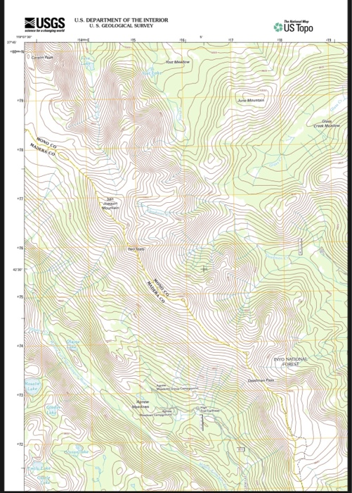 Solved Using the map provided answer the following | Chegg.com